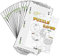 Lavievert Puzzle Saver Peel & Stick Carta adesiva Jigsaw Puzzle Colla Il modo migliore per preservare il tuo puzzle finito – 14 fogli