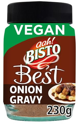 Bisto Best Vegan Onion Gravy Granules, 230 g Jar (Pack of 1)