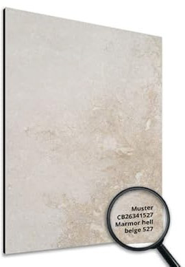 NORILIVING Muster Duschrückwand Fliesenersatz Dusche 20x29 cm Motiv Marmor hell | Duschwand ohne Bohren 3 teilig | Aluverbundplatte 3 mm