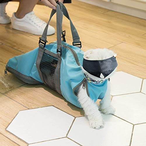 Cinf Katzenrückhaltebeutel - Katzentransport- Und Pflegetasche für Tierarztbesuche Medikamentenverabreichung Zahnpflege Baden Nagelschneiden Und Autofahre Harness