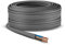 Primes DIY Electric Socket wire cable 4mm Twin and Earth Flat Grey PVC Lighting Electric Cable 6242Y electrical Wire BASEC Approved (1 Meter)