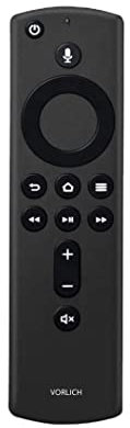 Vorlich - Telecomando di ricambio Alexa 4K Ultra HD HDR - Fire TV Stick con Alexa di seconda generazione - Controllo vocale