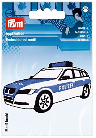 Prym 924327 Appl. Polizeiauto weiß/blau