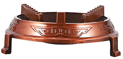 Cabilock Horno De Calentamiento Mini Estufa Soporte para Jarra De Agua Inoxidable Hervidor De Agua Estufa Al Aire Quemador De Camping Sólido Estante De La Caldera De Fuego Planchar