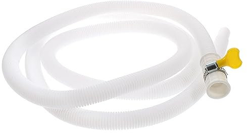 Holibanna Air Conditioner Drainage Hose 18mm Diameter Stainless Steel Clamp Extension Tube for Semi-automatic Washing Machine