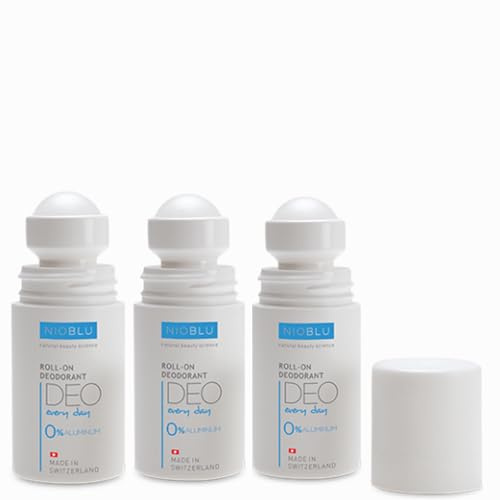NIOBLU 3x Deodorant Deo 0% Aluminium aluminiumfrei