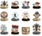 12 Pack Detektive Honeycomb Tischläufer Geheimnis Detektiv Tischdekoration Detektive Toppers für Detektive Party Dekorationen Detektive Party Supplies