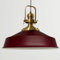 bamyum Asletl Hängelampe Industrial Metall Ø41cm, Küchenlampe Esstisch Vintage E27, Pendelleuchte Burgenderrot, Wohnzimmerlampe Hängend