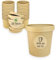 ECOPICNIC Lot de 50 gobelets à Soupe jetables de 470 ML avec Couvercle en Carton Kraft, gobelets Alimentaires Marron avec revêtement en polyéthylène, Bol à Soupe avec Couvercle