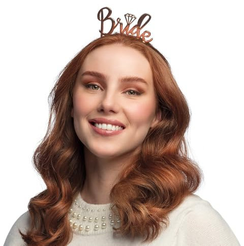 Boland - Diadem Braut, Haarschmuck für Faschingskostüme, Haarreif, Accessoires, Karneval Zubehör für Mottoparty oder Festival