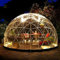 2.9M*1.8M Blasenzelt mit Lichterketten, Geodätisches Kuppelzelt für 2-4 per, PVC Garten Blasenzelt Gewächshaus Gartenkuppel Iglu, Durchsichtiges Kuppelzelt für Hinterhof, Weihnachten, Party