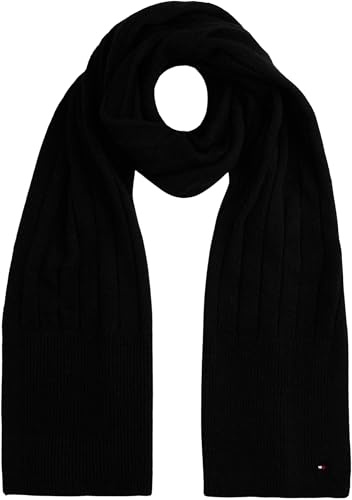 Tommy Hilfiger Damen Th Flag Fluffy Scarf Aw0aw17787 Mittelschwerer Schal (1er Pack)