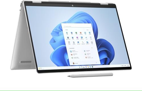 HP Envy x360 16-ac0011na Convertible Touchscreen 16 Laptop, Intel® Core™ Ultra 5 125U, AI Enhanced, 16 GB RAM, 1 TB SSD, 3K (2880 x 1800) OLED Touch screen, Windows 11 Home, Glacier silver