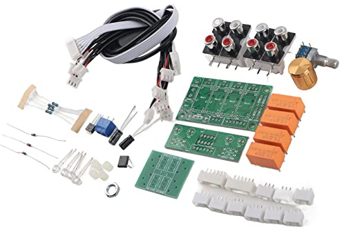 Audio -Eingangsschalter -Modul -Relais 4 -Wege -Signalauswahlverstärker -Switching -Board für Heimkinos PC Leichtes Leicht zu Installieren