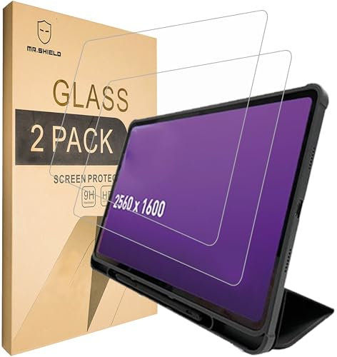 Mr.Shield Schutzfolie Kompatibel mit TERRA PAD 1201 12.6 Inch [2 Stück] Schutzglas Schutzglasfolie 9H Härte, HD Klare Displayschutz Displayschutz für Tablets Tablet Schutzfolie