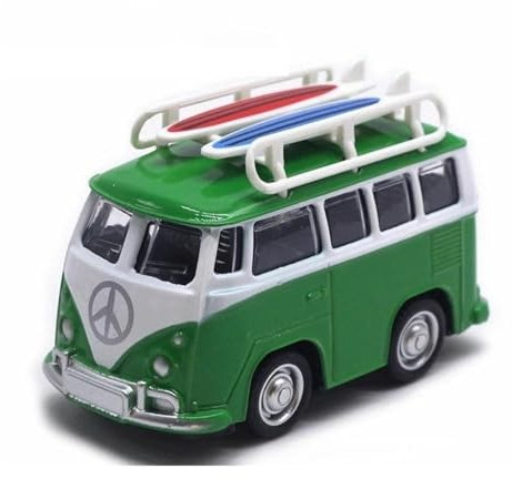 SYYANFEI Modellino Realistico Auto 1:43 Per Modellino Auto Metallo Pressofuso, Modello Autobus Viaggio Lega Modello Auto Collezione Per Hobby Regalo Per Ragazzi Giocattolo(verde)