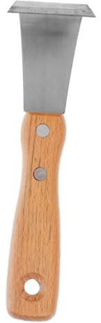 Supvox Edelstahl Rindenschäler zum Rinde Holzgriff aus Werkzeug Entfernen der Bäume von Obstbäumen für Garten und Hof