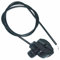 SPARES2GO Control Choke Cable for Flymo L470, L47 Lawnmower Petrol Hover Mower