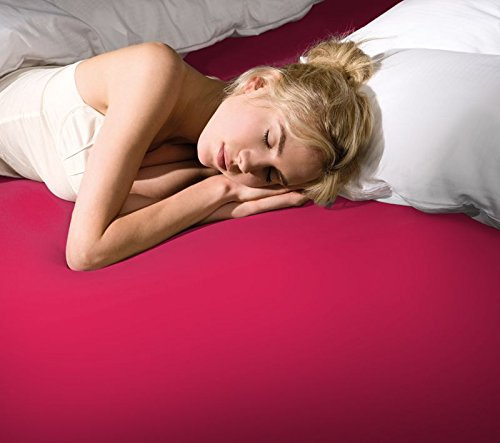 Formesse Bella Gracia Spannbetttuch Magenta 90x190 - 100x220