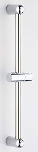Shower Slider Riser Rail Chrome Shower Adjustable Head Holder Stainless Rail