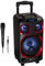 NGS Wild SKA Zero - Enceinte Portable 120W Compatible avec Tecnologie Bluetooth et True Wireless Stereo, Woofer 8 + Double Tweeter 3, Inclut Microphone pour Karaoke (Micro SD/USB/AUX in/), Noir