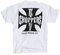 WEST COAST CHOPPERS WCC T-Shirt Iron Cross Weiss-M