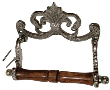 Retro Collections Nickle Toilet roll holder Victorian Vintage Edwarian Novelty