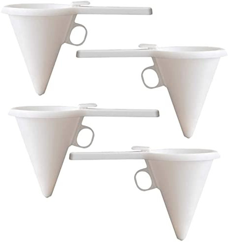 Hand-Cupcake-Spender, Sahne, Teigtrichter, Werkzeug, Zuckerguss, Schokolade, Küche, Esszimmer und Bar Weinherstellung Zubehör (White, One Size)