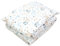 TupTam Kinder Gemusterte Bettdecken Set Ganzjahresdecke Bettdecke Kopfkissen Flachkissen 2tlg., Farbe: Hase/Eule, Größe: 135x100 cm