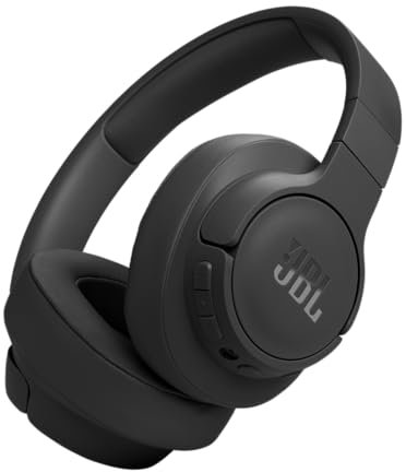 JBL Tune 770NC - Adaptive Noise Cancelling with Smart Ambient Wireless Over-Ear Headphones, Bluetooth 5.3, Up to 70H Battery Life with Speed Charge, Lightweight, Comfortable & Foldable Design (Black)