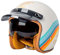 Retro 3/4 Motorrad Helm Jethelm Vintage-Roller-Helm, DOT/ECE-Zertifizierter Retro-Motorradhelm Mit Offenem Gesicht Für Damen Und Herren, Leichter Moped-Helm K,XXL