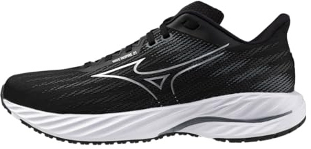 Mizuno Wave Inspire 21 Herren-Laufschuh, schwarz/Silber, 44.5 EU