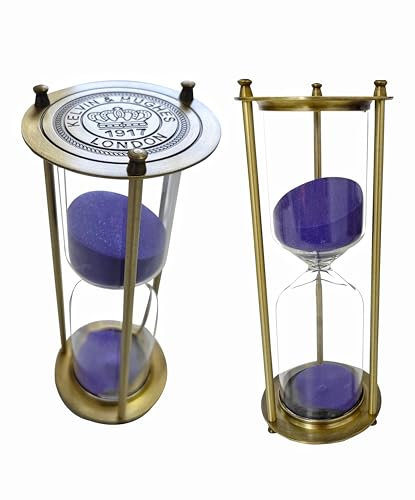 Clessidra Da 30 Minuti Timer Clessidra Sand Timer Clock 30 Min Decorazioni per Casa Timer Hourglass 30 Minutes Ornamento per Ufficio Timer Da Cucina Sandglass Viola