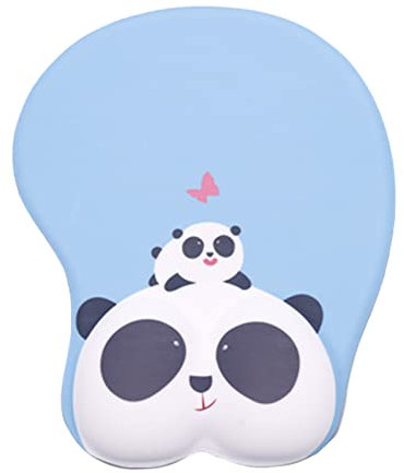 Tapis de souris ergonomique 3D avec repose-poignet pour ordinateur de jeu, bureau, PC