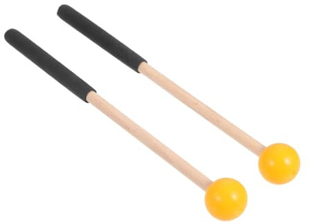 Abaodam 1paar Marimba Schlägel Für Zungen Trommel Robuste Percussion Sticks Mit Holzgriff Für Anfänger Und Leicht Und Langlebig Für Musikliebhaber Und Orff-instrumente