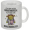 Verschlafenes Morgenmonster Glas Tasse Monster Lustiger Spruch für Morgenmuffel