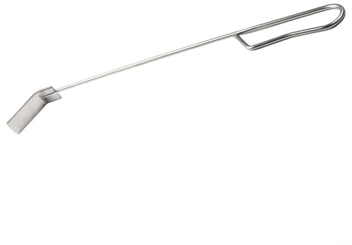 Stainless Steel Ash Removal Tool, 18 Inch Long Ash Rake With Metal Handle For Kamado Joe Classic IIIIII Charcoal Grills