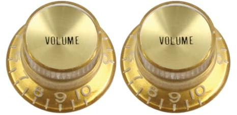 Allparts/PK 0184/032 Reflective Design Gold (Pack of 2)