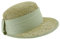 Seeberger Damen Sonnenhut Damenstrohcap, Einfarbig, Gr. One size, Beige (natur/oliv 9053)