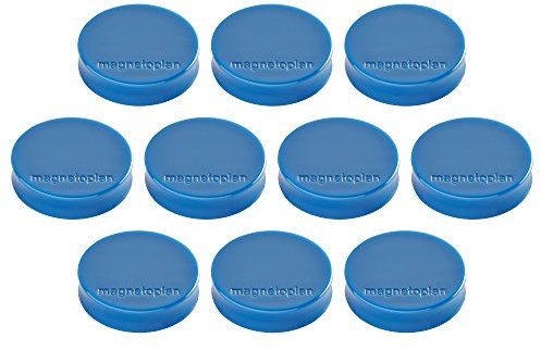 Ergo Magnete Medium, Durchmesser 30 x 8 mm, 10 Stück, dunkelblau