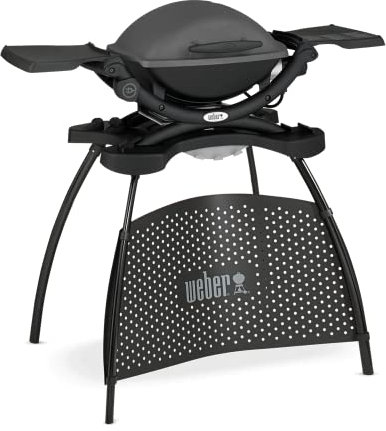 Weber Q1400 - Barbecue Elettrico in Titanio, 2200 Watt