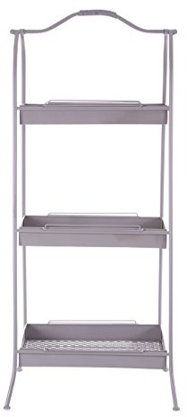 Premier Housewares Premier Housewares Lexa Storage Rack, Metal, Grey, 47 x 51 x 116 cm
