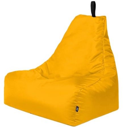 PATCH HOME Patchhome Lounge Sessel XXL Gamer Sessel Sitzsack Sessel Sitzkissen In & Outdoor geeignet fertig befüllt | XXL - Gelb - in 2 Größen und 25 Farben