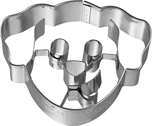 Birkmann, Ausstechform Hund Kopf, 7 cm, Edelstahl, mit Innenprägung