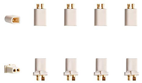 BETAFPV 10pcs BT2.0 Connectors Set Male Female 1.0 Banana Connector for BT2.0 Connector FPV 1S Whoop Drone