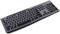 iKammo for Logitech MK270 Wireless Keyboard Cover Skin, PC Desktop Keyboard Protector, Ultra Thin Silicone, Black