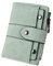 Oyccen Portefeuille en Cuir PU pour Femme Dames Court Porte Monnaie avec Poche Zippée Multi-Slots Porte Cartes