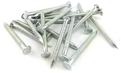 100 clavos de carpintería clavos de anclaje superficie ondulada 4 x 40