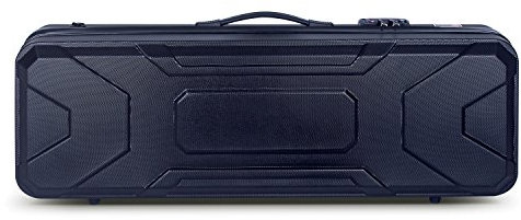 Crossrock, Custodia per zaino in ABS modellato con cerniera, 4/4 violino, nero (CRA420VFBK)