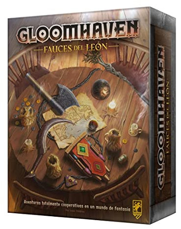 Cephalofair Games | Gloomhaven Fauces del león | Juego de Mesa Cooperativo de Aventuras | Estrategia | A Partir de 14 Años | De 1 a 4 Jugadores | 30-120 Minutos por Partida | Español